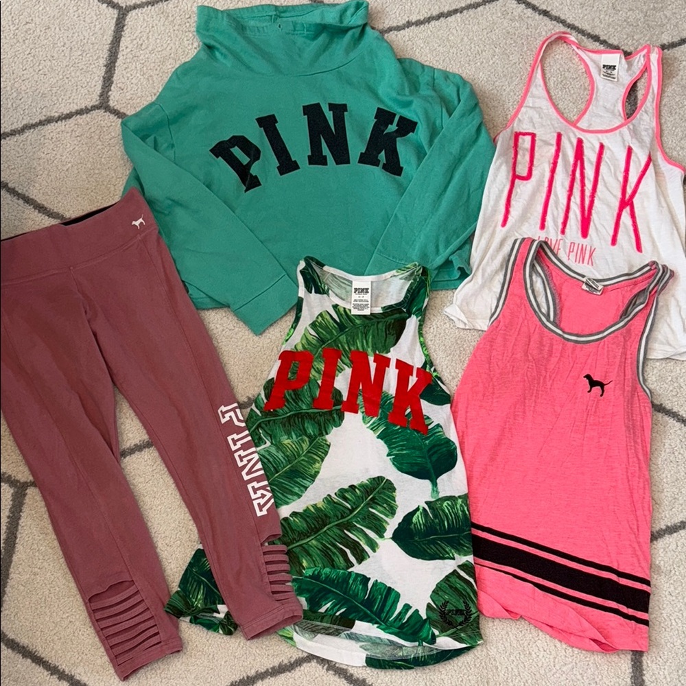 PINK Victoria's Secret BUNDLE OF 5 SZ. Small